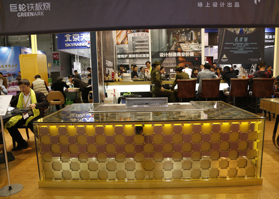 Podwójne palniki Japońska restauracja Teppanyaki Grill Electric Tube Induction