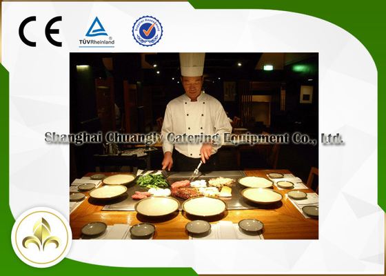 kupować Beef Barbecue Chicken Hibachi Flat Top Grill Stół do grilla na świeżym powietrzu / hotelu online manufacture