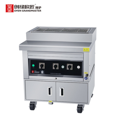 kupować Komercyjny grill do grilla Kebab 380 V Bezdymny grill na gaz ziemny online manufacture