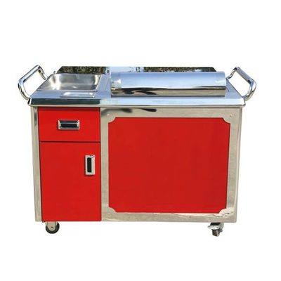 kupować GREENARK TO29 ze stali nierdzewnej czerwony mobilny stół grillowy Teppanyaki - elektromagnetyczny online manufacture