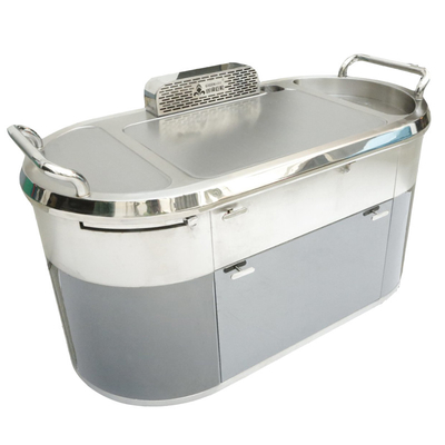kupować GREENARK TO14 Stal nierdzewna Mobilny grill Teppanyaki 8KW produkcja online