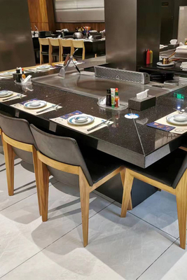 kupować 7 miejsc Ogrzewanie indukcyjne Elektryczny grill stołowy Teppanyaki Stal nierdzewna i stal stopowa online manufacture