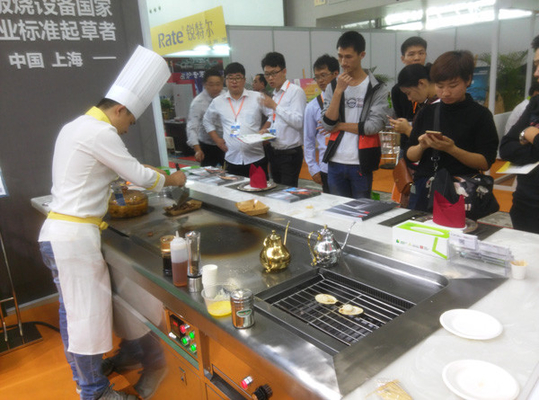 kupować Wielofunkcyjny stół grillowy Combi Teppanyaki z kuchenką na zupę i grillem online manufacture