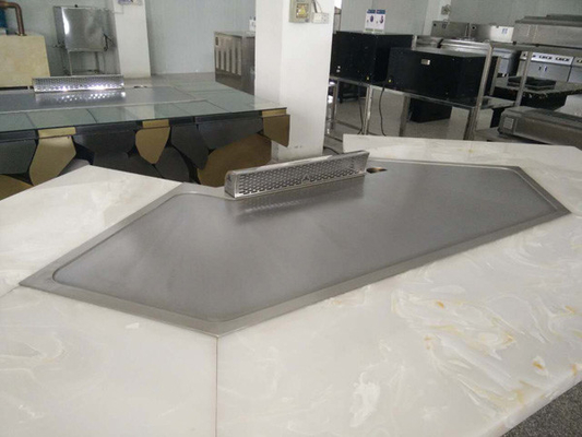 kupować 11 miejsc Ogrzewanie LPG ze stali nierdzewnej Japoński grill Teppanyaki 2300 * 960 * 800 mm online manufacture