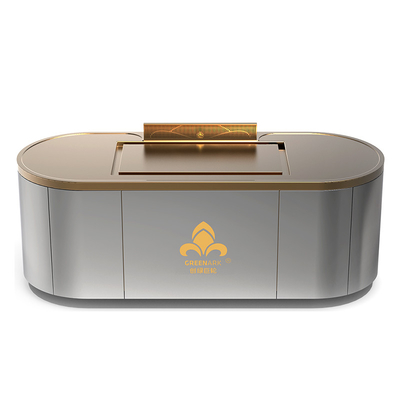 kupować Owalny miedziany Teppanyaki Stolik Stolik można dostosować do rozmiaru i metody wydechu dymu (według potrzeb) grillhibachi online manufacture