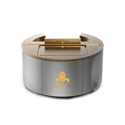 kupować Okrągły miedziany stolik Teppanyaki może być dostosowany do rozmiaru i metody wydechu dymu (według potrzeb) grillhibachi online manufacture