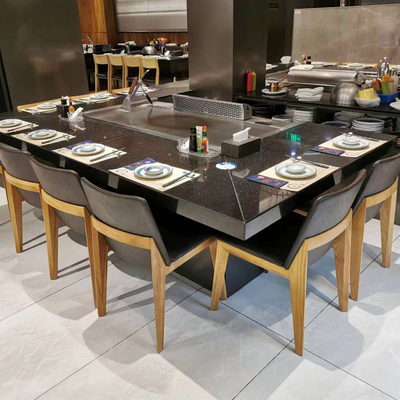 kupować Stainless Steel Teppanyaki Grill Table 2400x850x800mm 8kW produkcja online