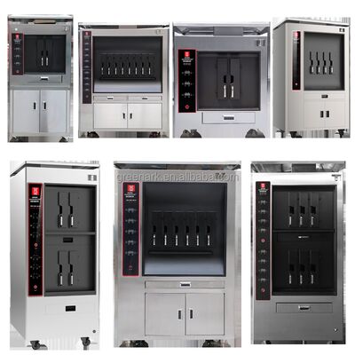 kupować Stal nierdzewna jednowarstwowa 6 przestrzeni Komercyjna grillowa ryby i piec do restauracji produkcja online