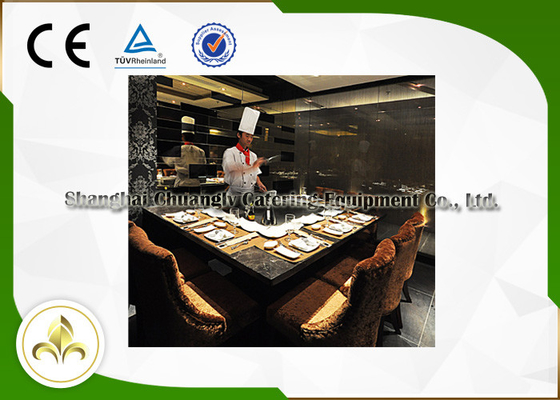 Dziewięć miejsc Commercial Hibachi Grill, LPG / Pipeline Gaz ziemny Hibachi Grill