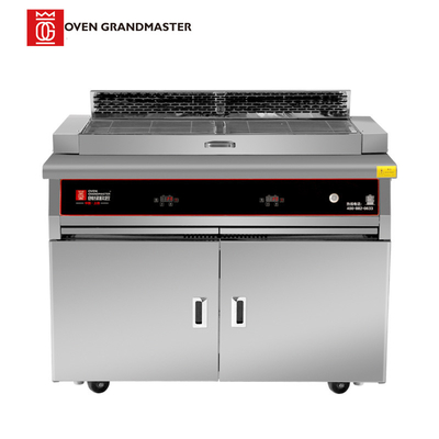 Ogrzewanie elektryczne Komercyjny sprzęt do grillowania Otwierany grill 220 V