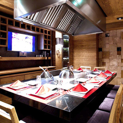 10-miejscowy marmurowy blat indukcyjny Japoński stół do grilla Teppanyaki