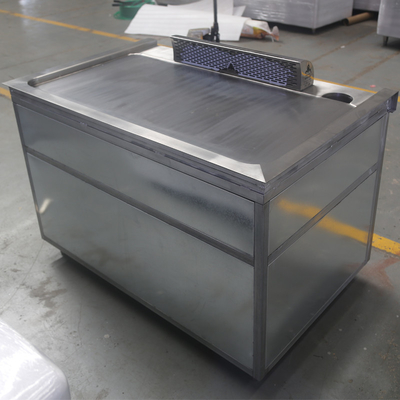 Stal nierdzewna 304 Teppanyaki Grill Stolik Ogrzewanie gazowe