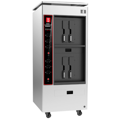 Dwuwarstwowa 4-siatkowa restauracja Elektryczna maszyna do grillowania ryb
