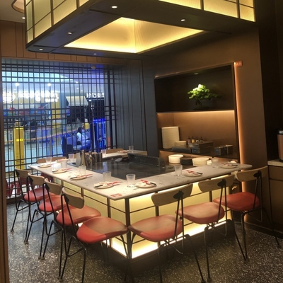 Luksusowa maszyna do grillowania ze stali nierdzewnej Stół do grillowania Teppanyaki