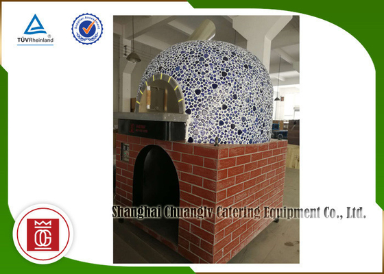 Napoli Gas Włochy Piec do pizzy Płytki ceramiczne Lava Rock Płyta podstawowa, komercyjny piec do pizzy