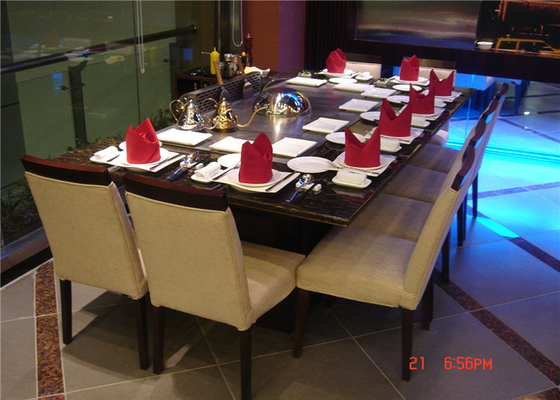 8 miejsc Prostokątny stół grillowy Teppanyaki do hotelu / restauracji