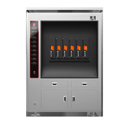 Komercyjny elektryczny grill rybny z jednowarstwowym 6 przedziałami 6 ryb na raz