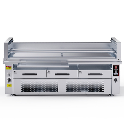 Grill bez dymu 800'c wysoka temperatura 3 grupy ogrzewania Niezależna regulacja temperatury