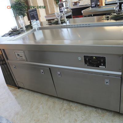 Teppanyaki Grill Table 20mm Steel Top z certyfikatem CE ISO z chińskiej fabryki
