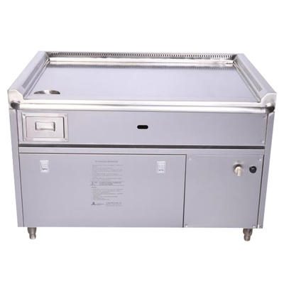 Komercyjny stół do grillowania Teppanyaki 1200mm-2400mm Stal nierdzewna 304
