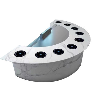 Stół do grillowania teppanyaki ze stali nierdzewnej 1300x1000x800mm 8kW 380V