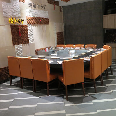 Commercial Kitchen Arched Electric Teppanyaki Table Hibachi Grill