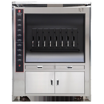 20KW Jednowarstwowa maszyna do grillowania rybnego Elektryczny piec do pieczenia ryb z 8 miejscami
