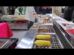 6.6kw Elektryczny grill z stali nierdzewnej Bez dymu dla restauracji