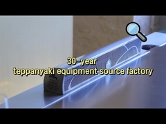 Fabryczny grill Teppanyaki - 95% usunięcia tłuszczu i niestandardowy projekt