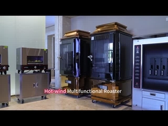 Maszyna do pieczenia kaczki na gorący wiatr Wielofunkcyjna Pieczarka ze szklanymi drzwiami Piekarnik Automatyczne czyszczenie